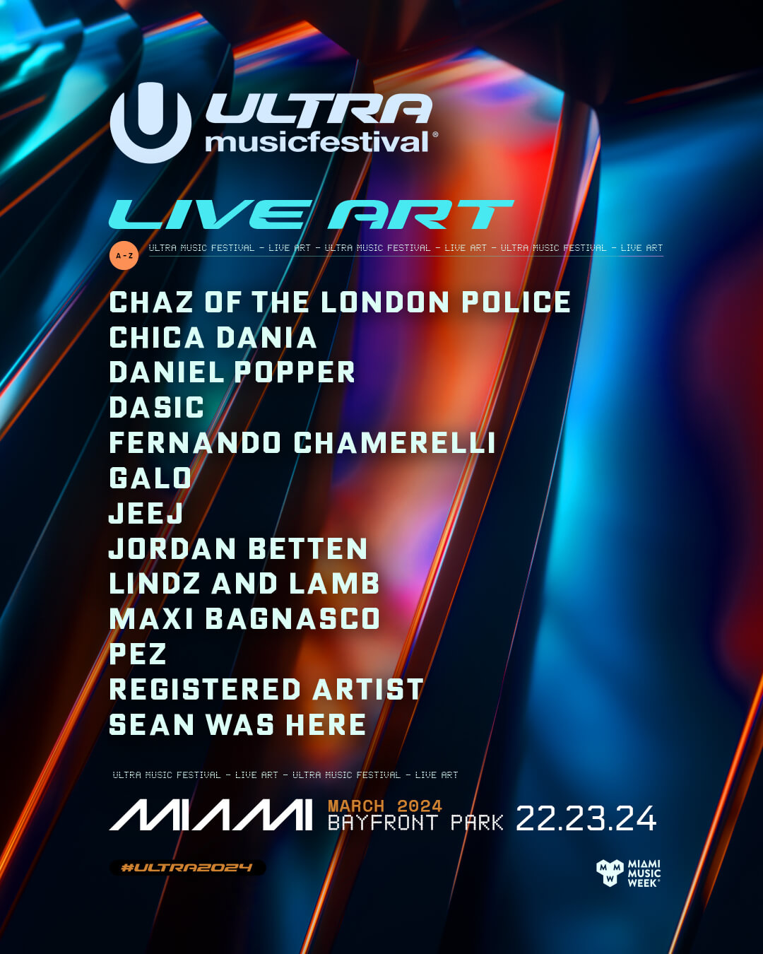 Ultra Miami 3 Day Pass (March 22-24, 2024)